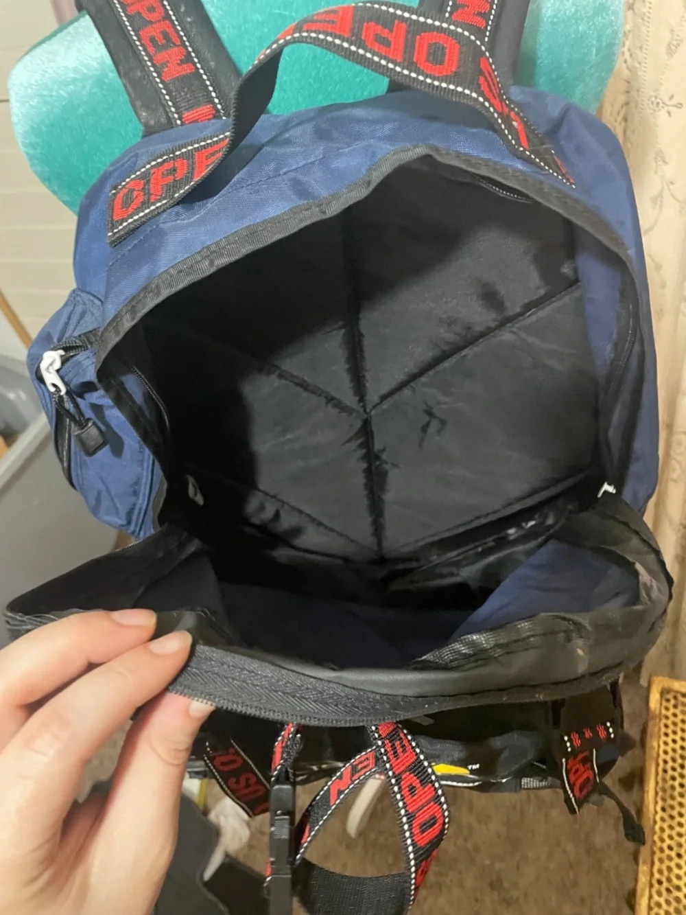 Wilson: vintage US Open nylon tennis backpack